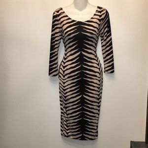 Printed Cut Out Dress